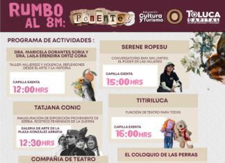 PREPARA TOLUCA UNA JORNADA ARTÍSTICA RUMBO AL 8M