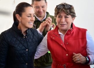 RECORREN PRESIDENTA CLAUDIA SHEINBAUM Y GOBERNADORA DELFINA GÓMEZ OBRAS DEL TROLEBÚS SANTA MARTHA-CHALCO, BENEFICIARÁ A 3 MILLONES DE PERSONAS EN EL ORIENTE DEL EDOMÉX