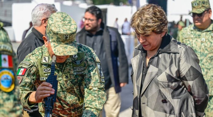 DESTRUYE GOBERNADORA DELFINA GÓMEZ ÁLVAREZ ARSENAL DECOMISADO EN OPERATIVOS DE SEGURIDAD CONTRA LA DELINCUENCIA EN EL EDOMÉX