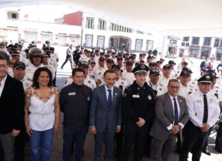 METEPEC AUMENTA 20% EL SALARIO DE POLICÍAS Y ANUNCIA CIUDAD POLICIAL