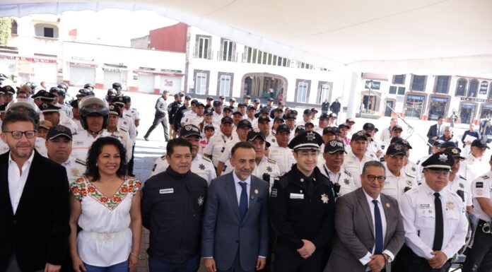 METEPEC AUMENTA 20% EL SALARIO DE POLICÍAS Y ANUNCIA CIUDAD POLICIAL