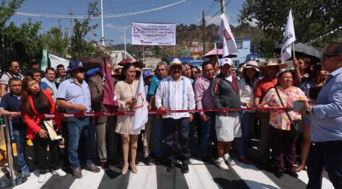 ENTREGARON EN SANTA MARIA TECUANULCO OBRA CON UNA INVERSIÓN DE MÁS DE 11 MILLONES DE PESOS