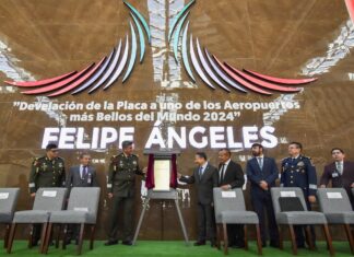 AIFA ENTRE LOS MEJORES 6 AEROPUERTOS DEL MUNDO; DEVELAN PLACA CONMEMORATIVA DEL GALARDÓN PRIX VERSAILLES
