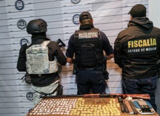 FISCALÍA EDOMÉX, GUARDIA NACIONAL Y SSEM ASEGURAN PRESUNTO INMUEBLE Y DOSIS DE NARCÓTICOS EN EL MUNICIPIO DE NAUCALPAN