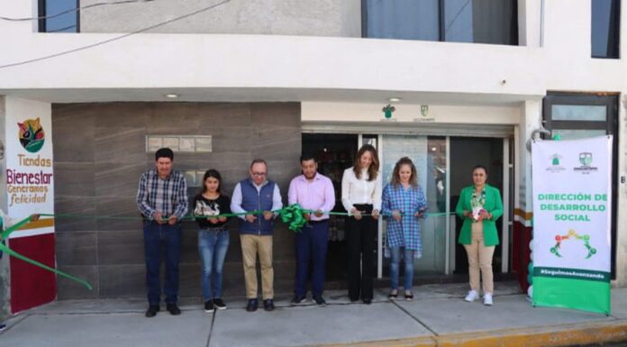 INAUGURAN “TIENDA DEL BIENESTAR” EN ZINACANTEPEC
