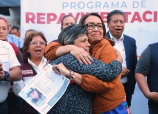 ANTES DE LOS 100 DÍAS DE GOBIERNO, AZUCENA CISNEROS INAUGURA OBRAS DE PAVIMENTACIÓN
