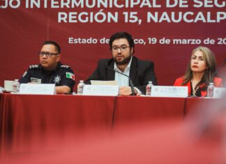 PRESIDE ISAAC MONTOYA CONSEJO INTERMUNICIPAL DE SEGURIDAD PÚBLICA REGIÓN 15 NAUCALPAN