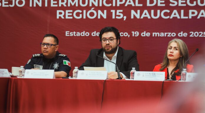 PRESIDE ISAAC MONTOYA CONSEJO INTERMUNICIPAL DE SEGURIDAD PÚBLICA REGIÓN 15 NAUCALPAN