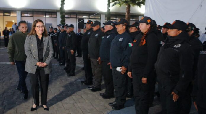 ECATEPEC TENDRÁ POLICÍA DE PROXIMIDAD CON MEJOR EQUIPO Y CONDICIONES LABORALES: AZUCENA