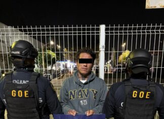 DETIENEN A PRESUNTOS NARCOTRAFICANTES Y PORTADORES DE ARMAS ILEGALES EN TOLUCA