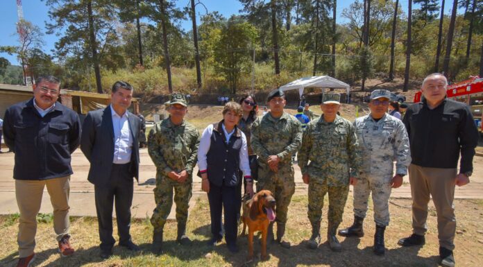 GOBERNADORA DELFINA GÓMEZ ÁLVAREZ ENCABEZA MESA DE SEGURIDAD EN CUARTEL DE LA MARINA; REFUERZA ESTRATEGIA CONJUNTA CONTRA DELITOS EN EL EDOMÉX