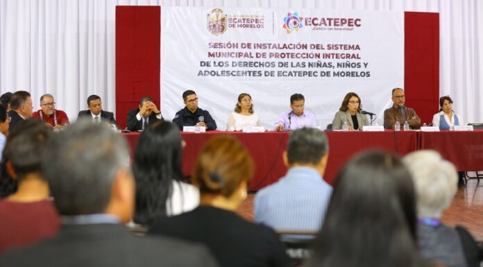 INSTALAN EN ECATEPEC EL SISTEMA MUNICIPAL DE PROTECCIÓN INTEGRAL DE NIÑAS, NIÑOS Y ADOLESCENTES (SIPINNA)