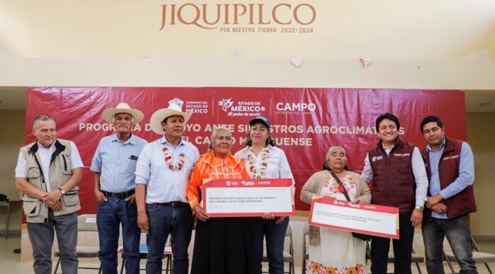 ENTREGA SECAMPO APOYOS A MÁS DE UN CENTENAR DE AGRICULTORES AFECTADOS POR SEQUÍAS, VIENTOS E INUNDACIONES EN LA REGIÓN NORTE DEL EDOMÉX