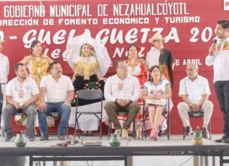 RECIBE NEZAHUALCÓYOTL A LA GUELAGUETZA