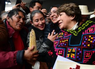 ENTREGA GOBERNADORA DELFINA GÓMEZ ÁLVAREZ SUBSIDIOS POR 4.3 MDP A PRODUCTORES DE MAÍZ BLANCO EN LA ZONA NORTE DEL ESTADO DE MÉXICO