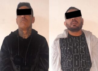 Detienen en Ecatepec a sujetos dedicados al robo de vehículo y transeúnte