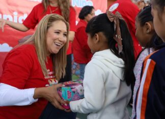 COBIJA ALCALDESA ATENQUENSE A MENORES EN RIESGO