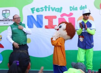 ZINACANTEPEC CELEBRA EL DÍA DEL NIÑO LLEVANDO ALEGRÍA, REGALOS Y SONRISAS