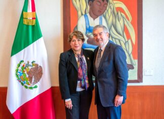 FIRMA GOBERNADORA DELFINA GÓMEZ ÁLVAREZ HERMANAMIENTO CON EL ESTADO DE ILLINOIS; AMBAS ENTIDADES FORTALECEN EL COMERCIO, LA EDUCACIÓN, LA AGRICULTURA Y EL MEDIO AMBIENTE