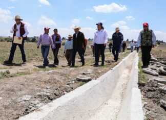 SECRETARÍA DEL CAMPO REHABILITA CANALES DE RIEGO EN APOYO A TRES MIL FAMILIAS DEDICADAS A LA SIEMBRA DE MAÍZ EN JIQUIPILCO