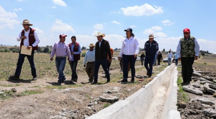 SECRETARÍA DEL CAMPO REHABILITA CANALES DE RIEGO EN APOYO A TRES MIL FAMILIAS DEDICADAS A LA SIEMBRA DE MAÍZ EN JIQUIPILCO