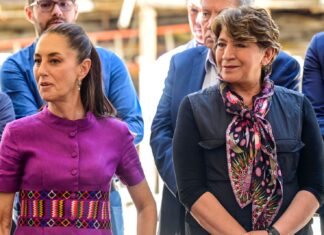 SUPERVISAN PRESIDENTA CLAUDIA SHEINBAUM Y GOBERNADORA DELFINA GÓMEZ ÚLTIMO TRAMO DEL TREN INTERURBANO “EL INSURGENTE” MÉXICO-TOLUCA