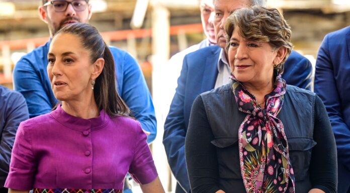 SUPERVISAN PRESIDENTA CLAUDIA SHEINBAUM Y GOBERNADORA DELFINA GÓMEZ ÚLTIMO TRAMO DEL TREN INTERURBANO “EL INSURGENTE” MÉXICO-TOLUCA