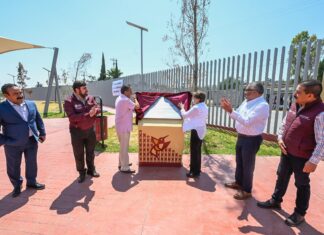 INAUGURA GOBERNADORA DELFINA GÓMEZ ÁLVAREZ UNIDAD DEPORTIVA IXTLAHUACA; PROGRAMA DE OBRA PÚBLICA FORTALECE EL BIENESTAR SOCIAL