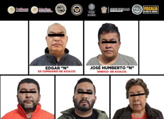 DEFENSA, MARINA, GN, SSEM Y FISCALÍA EDOMÉX DETIENEN A CINCO INVESTIGADOS EN EL MARCO DE LA OPERACIÓN “ENJAMBRE”