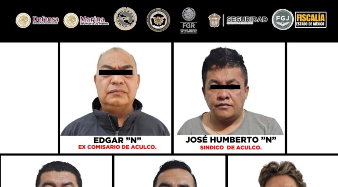 DEFENSA, MARINA, GN, SSEM Y FISCALÍA EDOMÉX DETIENEN A CINCO INVESTIGADOS EN EL MARCO DE LA OPERACIÓN “ENJAMBRE”