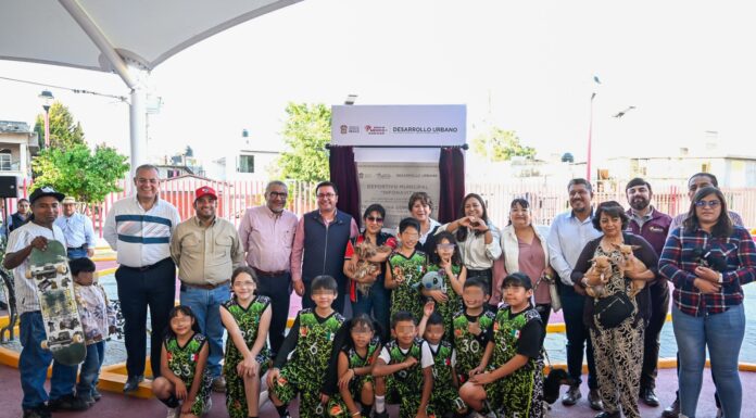 INVIERTE GOBERNADORA DELFINA GÓMEZ ÁLVAREZ MÁS DE 67 MDP EN NUEVOS ESPACIOS DEPORTIVOS DE TEOLOYUCAN, TEPOTZOTLÁN Y LERMA