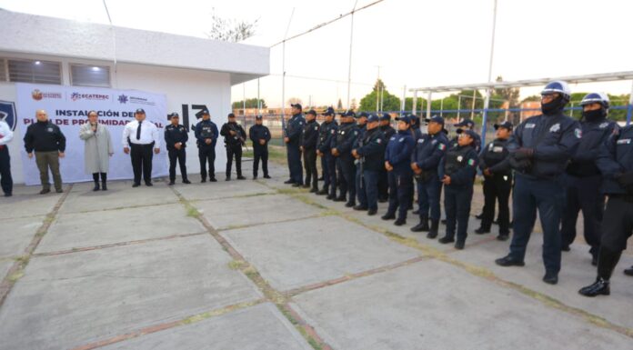 REIVINDICAR EL TRABAJO DE LOS POLICÍAS Y PRESERVAR LA PAZ, SE BUSCA EN ECATEPEC