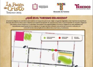 SE ACTIVÓ PROTOCOLO DE SEGURIDAD PARA LA REPRESENTACIÓN ESCÉNICA DE LA PASIÓN DE CRISTO EN TEXCOCO