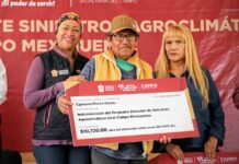 Entrega Gobierno del Edomex más de 8 mdp a productores afectados por siniestros agroclimáticos