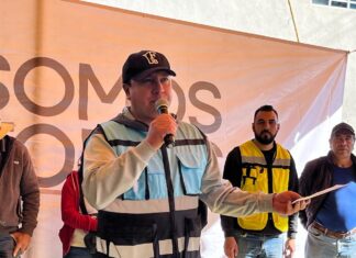 Vecinos y autoridades se unen en faena comunitaria en Lerma como parte del programa “Tu calle al 100”