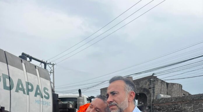 SIN REGISTRO DE AFECTACIONES POR LLUVIA EN METEPEC