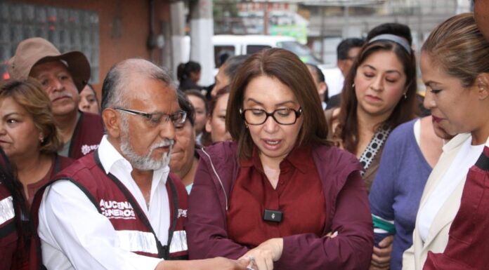 Transforma Azucena Cisneros zona insegura en Sendero Seguro en Fuentes de Aragón