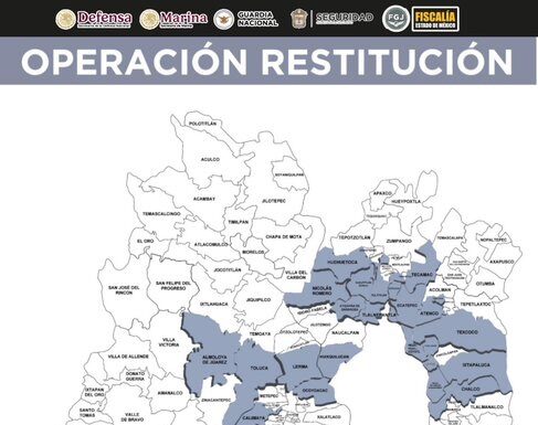 URGENCIA | Arranca megaoperativo “Restitución” en 25 municipios del Edoméx para recuperar propiedades despojadas