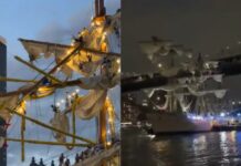 Accidente del Buque Escuela “Cuauhtémoc” en Nueva York deja dos muertos y 22 lesionados