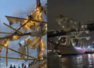 Accidente del Buque Escuela “Cuauhtémoc” en Nueva York deja dos muertos y 22 lesionados