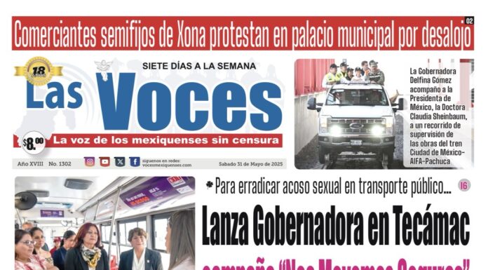 Comerciantes semifijos de Xona protestan en palacio municipal por desalojo