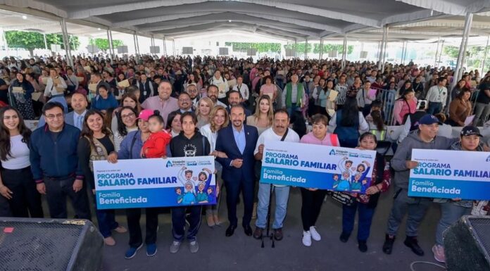 Lanza Atizapán programa “Salario Familiar” con inversión histórica de 72 millones de pesos
