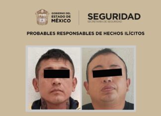 Rescata Secretaría de Seguridad del Edoméx a mujer secuestrada en Atizapán; hay dos detenidos y droga asegurada