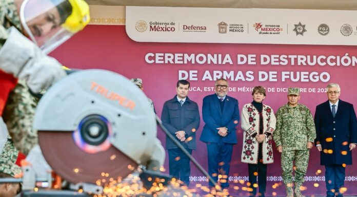 Lidera Edoméx a nivel nacional en desarme voluntario con exitoso programa de Canje de Armas y Explosivos