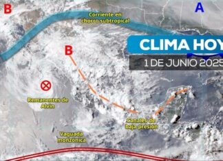 Inicia junio con lluvias y descenso de temperatura en el Estado de México y gran parte del país