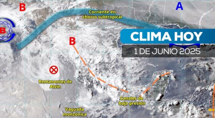 Inicia junio con lluvias y descenso de temperatura en el Estado de México y gran parte del país