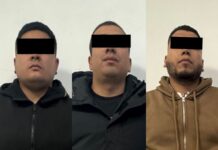 Policía de Ecatepec detiene a tres presuntos extorsionadores en la Emiliano Zapata