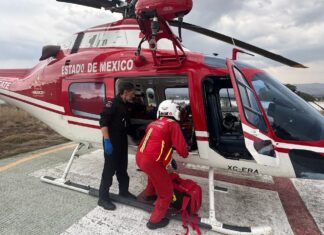 Grupo Relámpagos salva vidas con traslados aéreos urgentes en el Estado de México