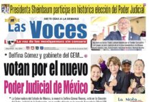 Presidenta Sheinbaum participa en histórica elección del Poder Judicial