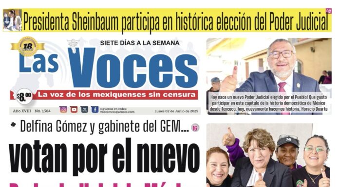 Presidenta Sheinbaum participa en histórica elección del Poder Judicial